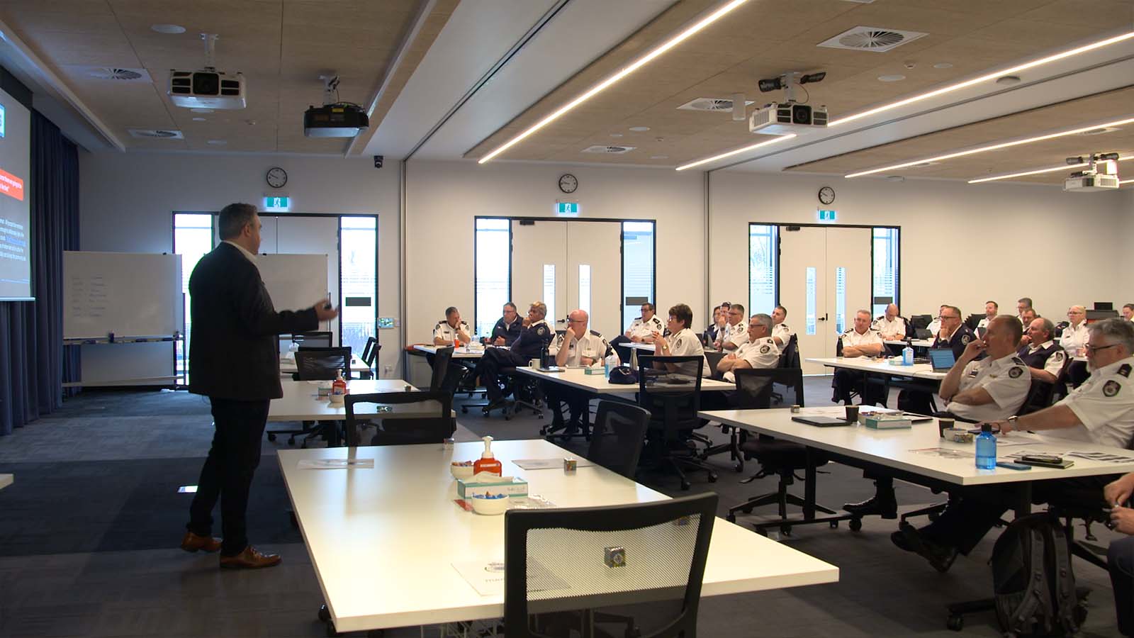 Chris Urquhart leading corporate presentation training