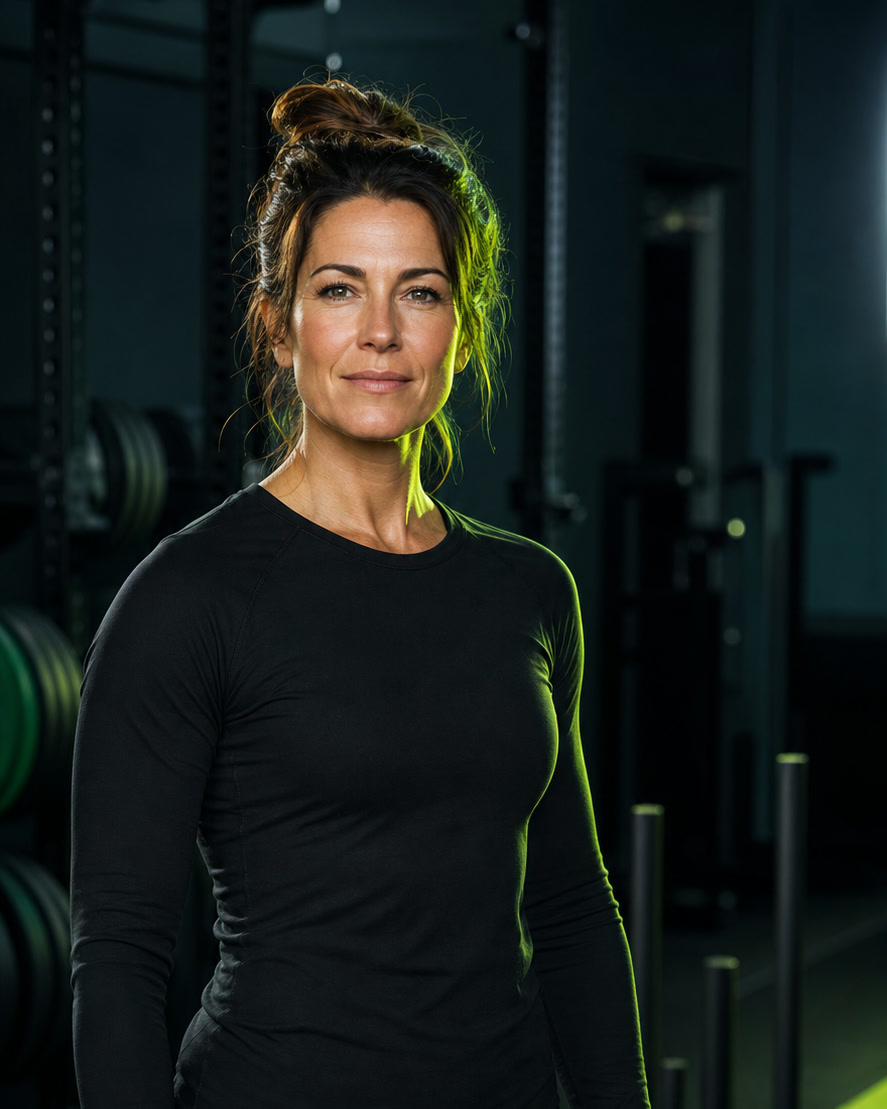 KineticRise performance coach in a training studio