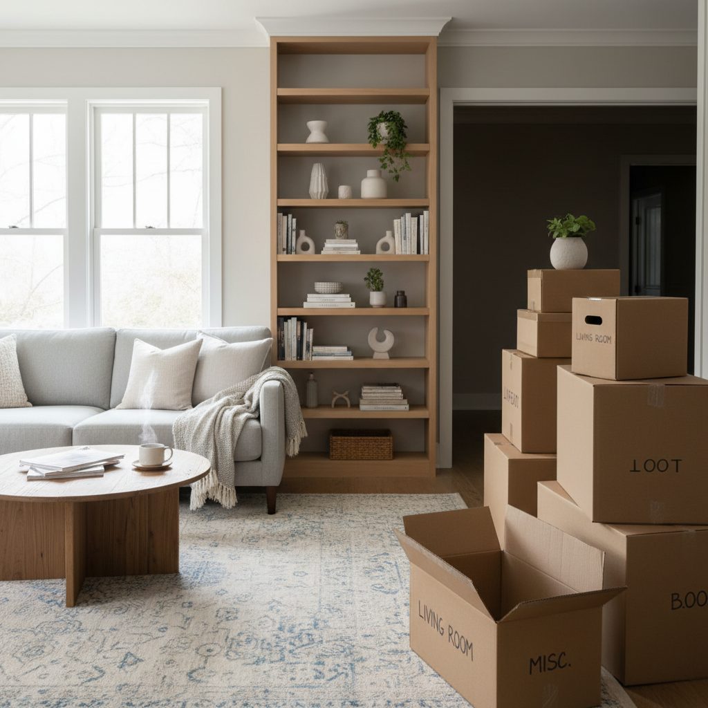 Move-in unpacking
