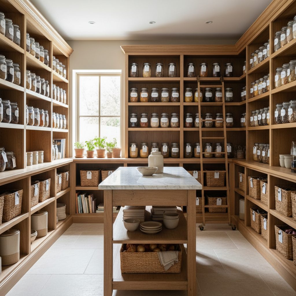 Organized pantry