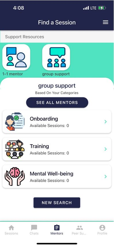 BuddieSpace app — find a session
