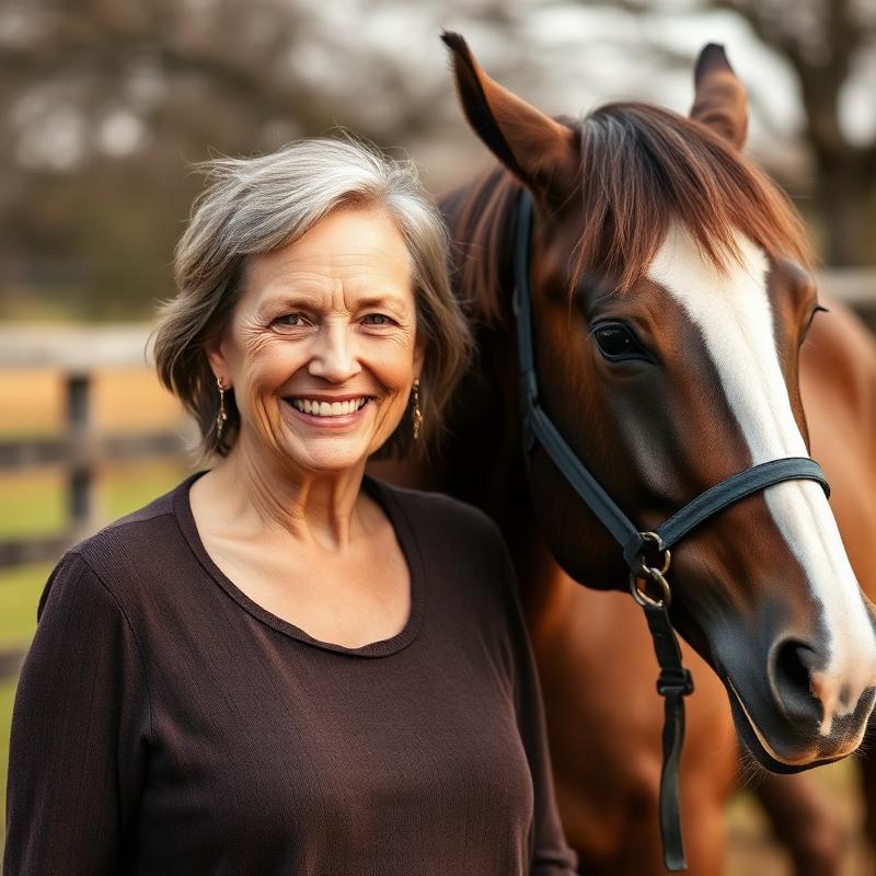 Natasja met haar paard