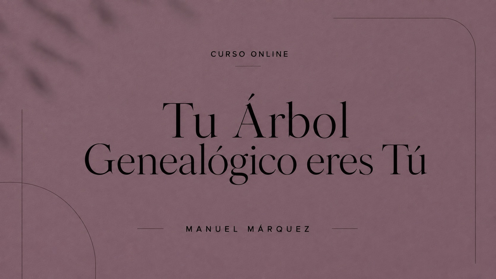 Portada de Tu Árbol Genealógico eres tú