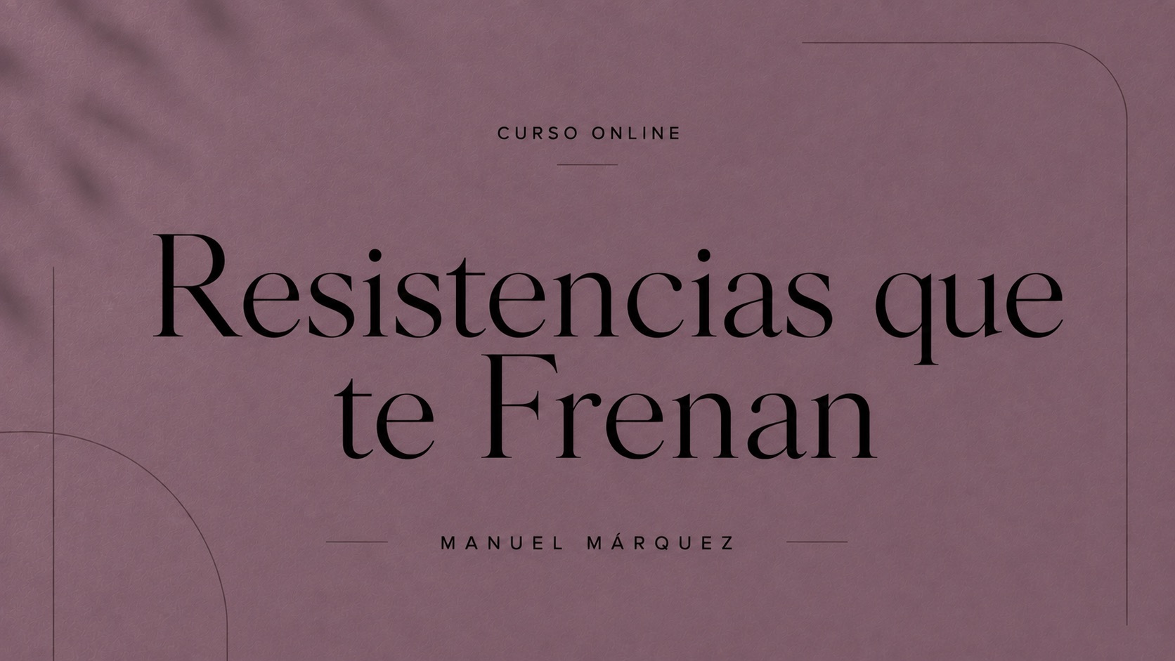 Portada de Resistencias que te frenan