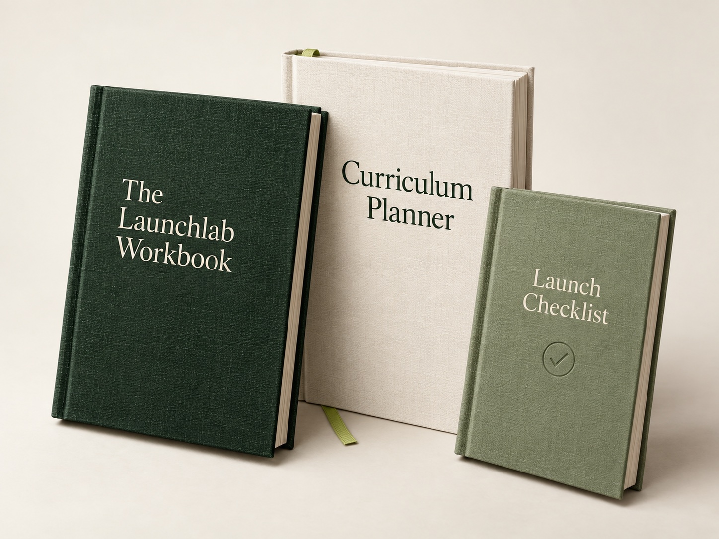 Launchlab workbook, curriculum planner and launch checklist