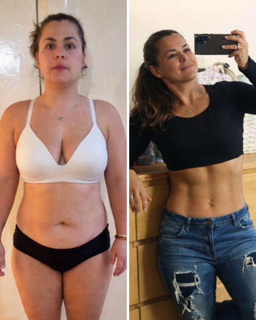 Claudia, antes e depois do PFD Reset