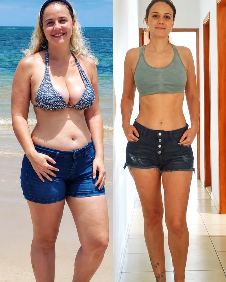 Bruna, antes e depois do PFD Reset