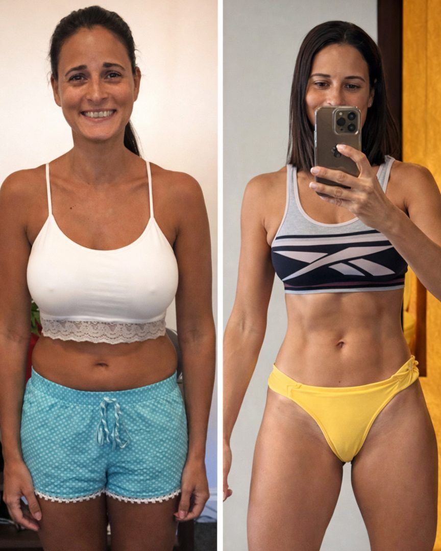 Nathalie, antes e depois do PFD Reset