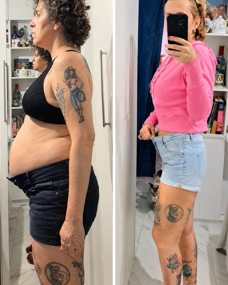 Patricia, antes e depois do PFD Reset