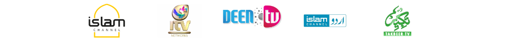 Featured on Islam Channel, ITV Networks, DEEN TV, Islam Channel Urdu, Takbeer TV