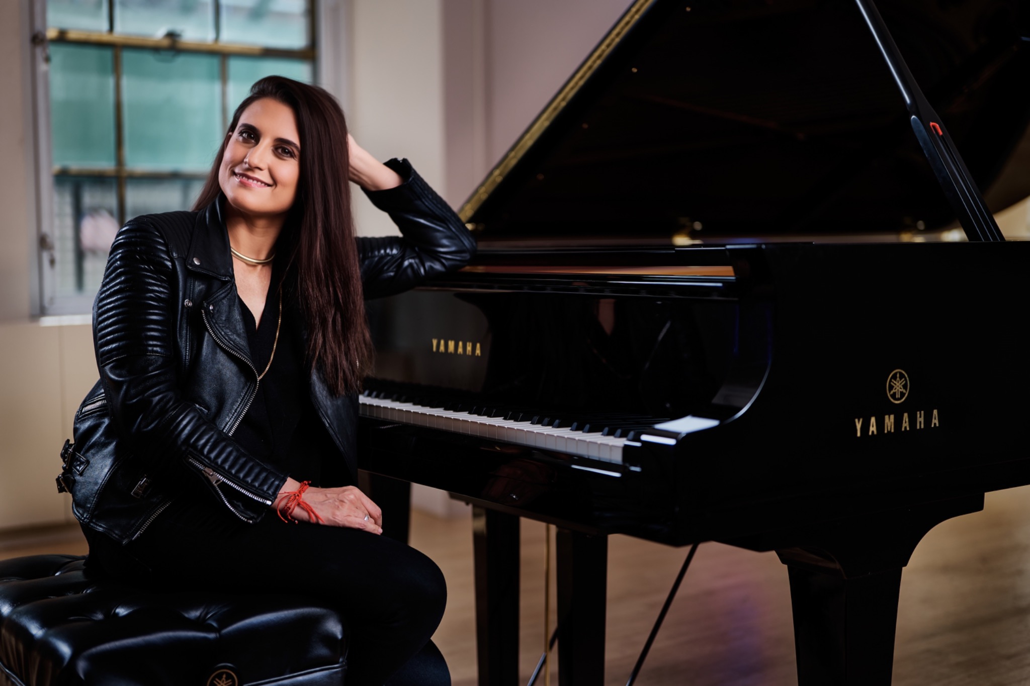 Natalie Tenenbaum at the piano