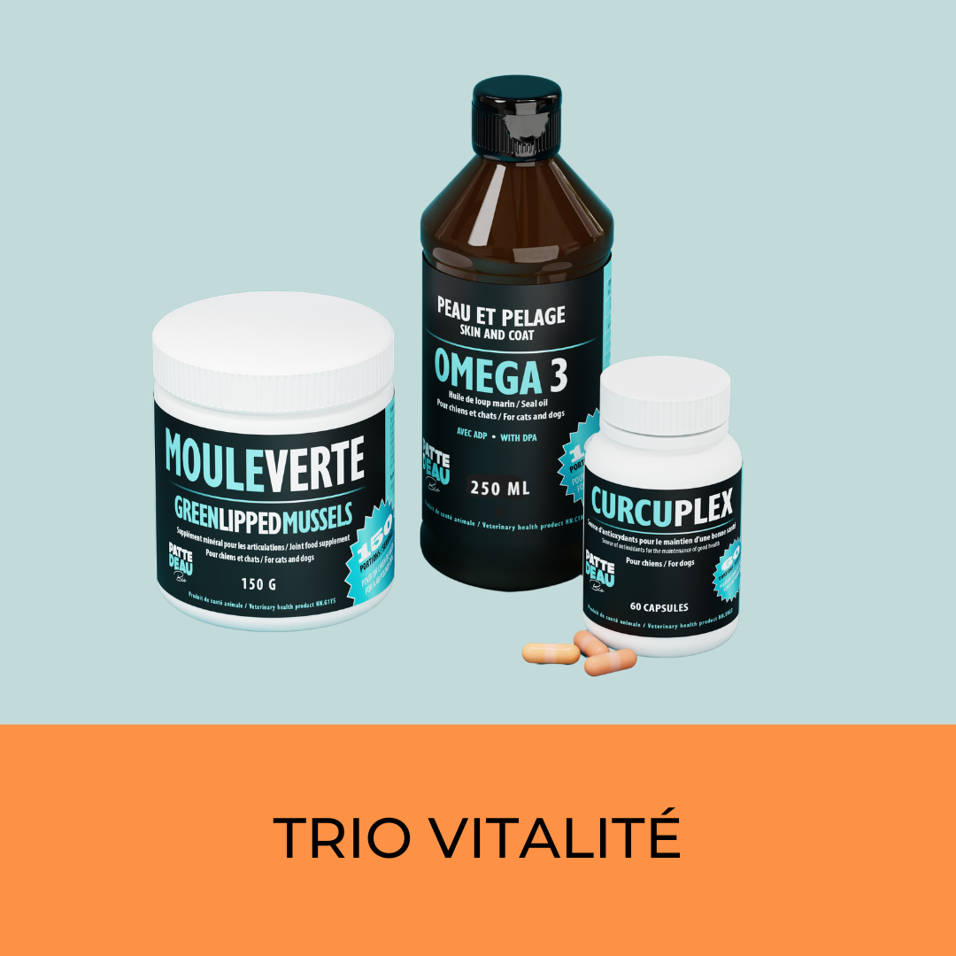Ensemble Vitalité : Oméga 3, Moule Verte et Curcuplex
