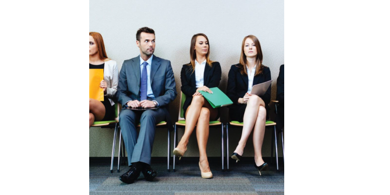 People lining up for an interview. People Builders can help you select the right person through our Staffing and Recruitment support