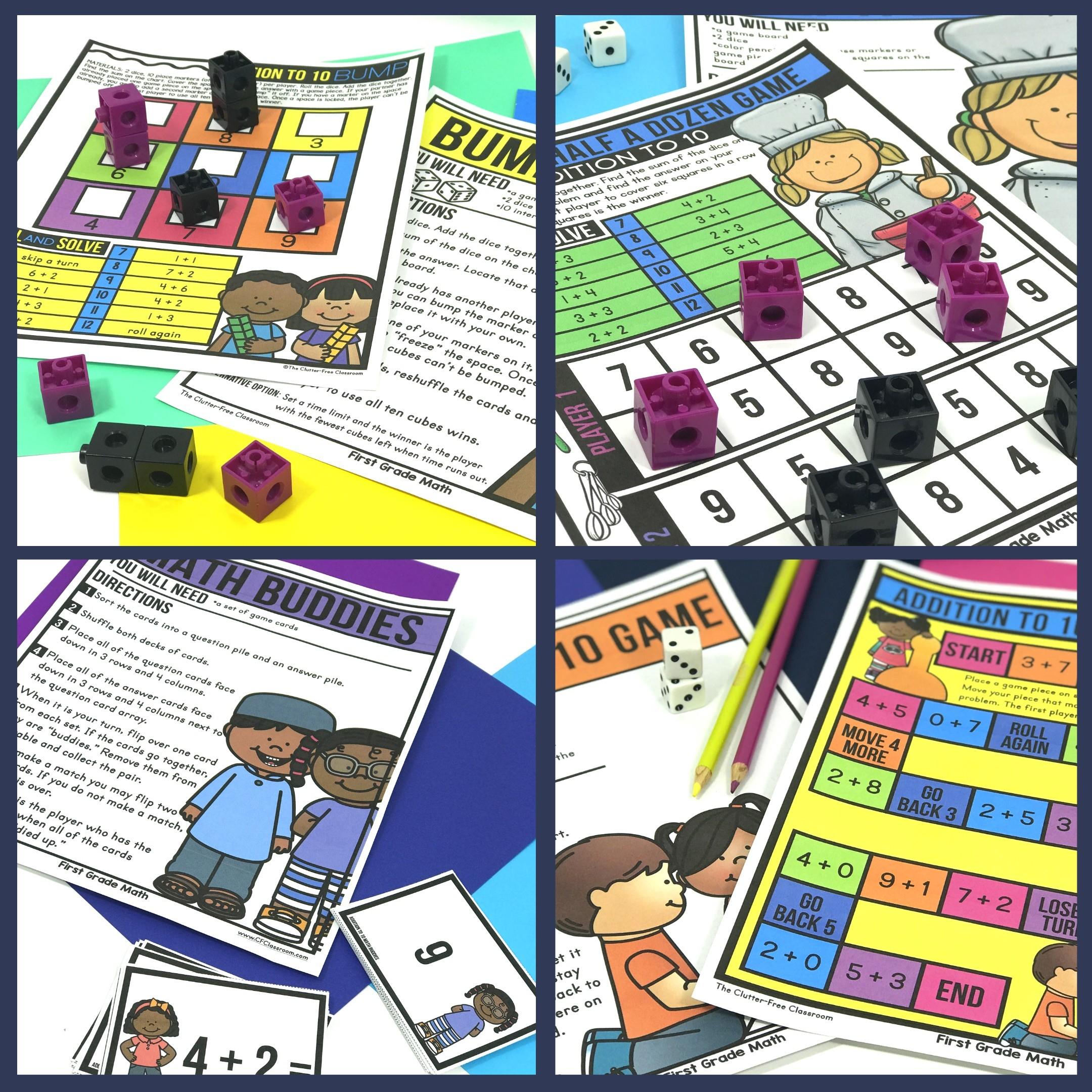 ELEMENTARY MATH RESOURCE COLLECTION OVERVIEW 1st GRADE MATH