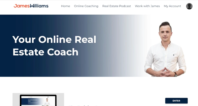 Your Online Real Estate Coach James Williams