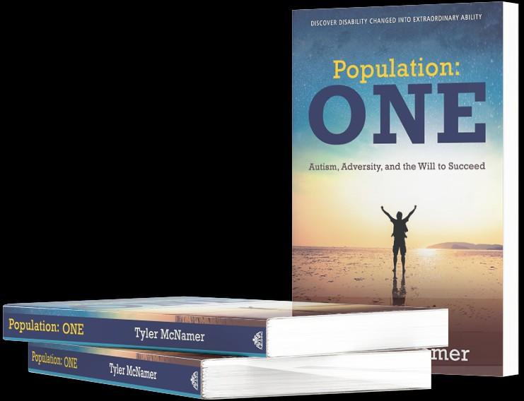 Tyler Mcnamers Books On Autism Population One And Becoming One