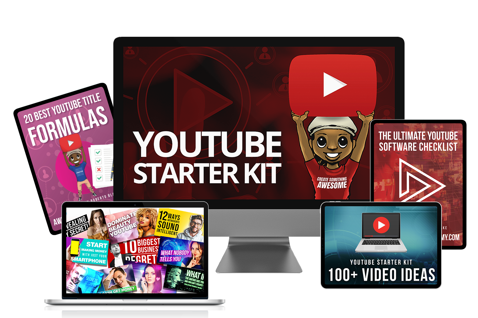 YouTube Starter Kit 100 Customizable YouTube Templates For 99