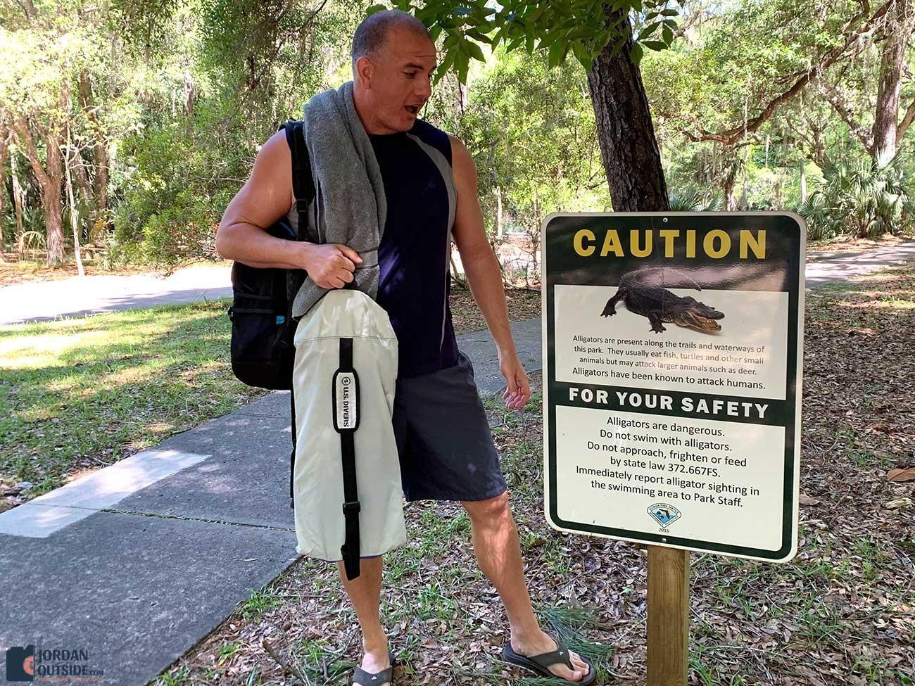 Watch out for alligators