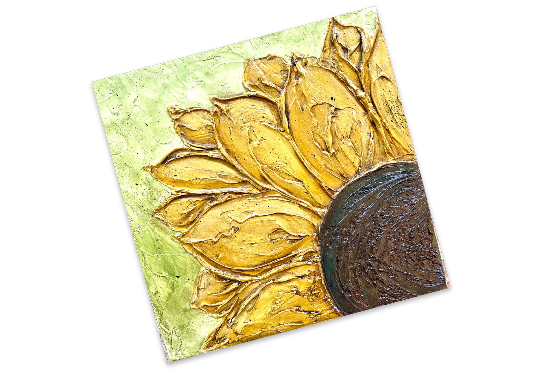 Sunflower On Blue - Glass Cutting Board – Inner Vision Studio