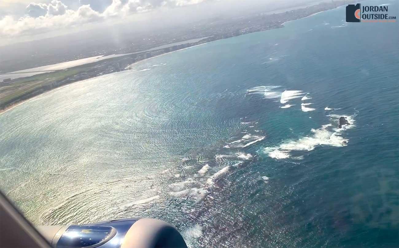 Puerto Rico from the plane