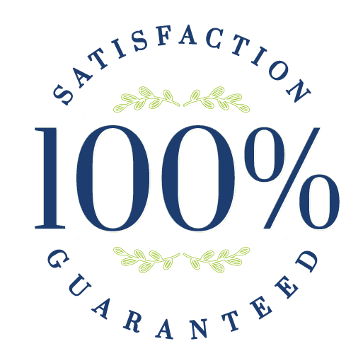 Satisfaction 100% guaranteed seal