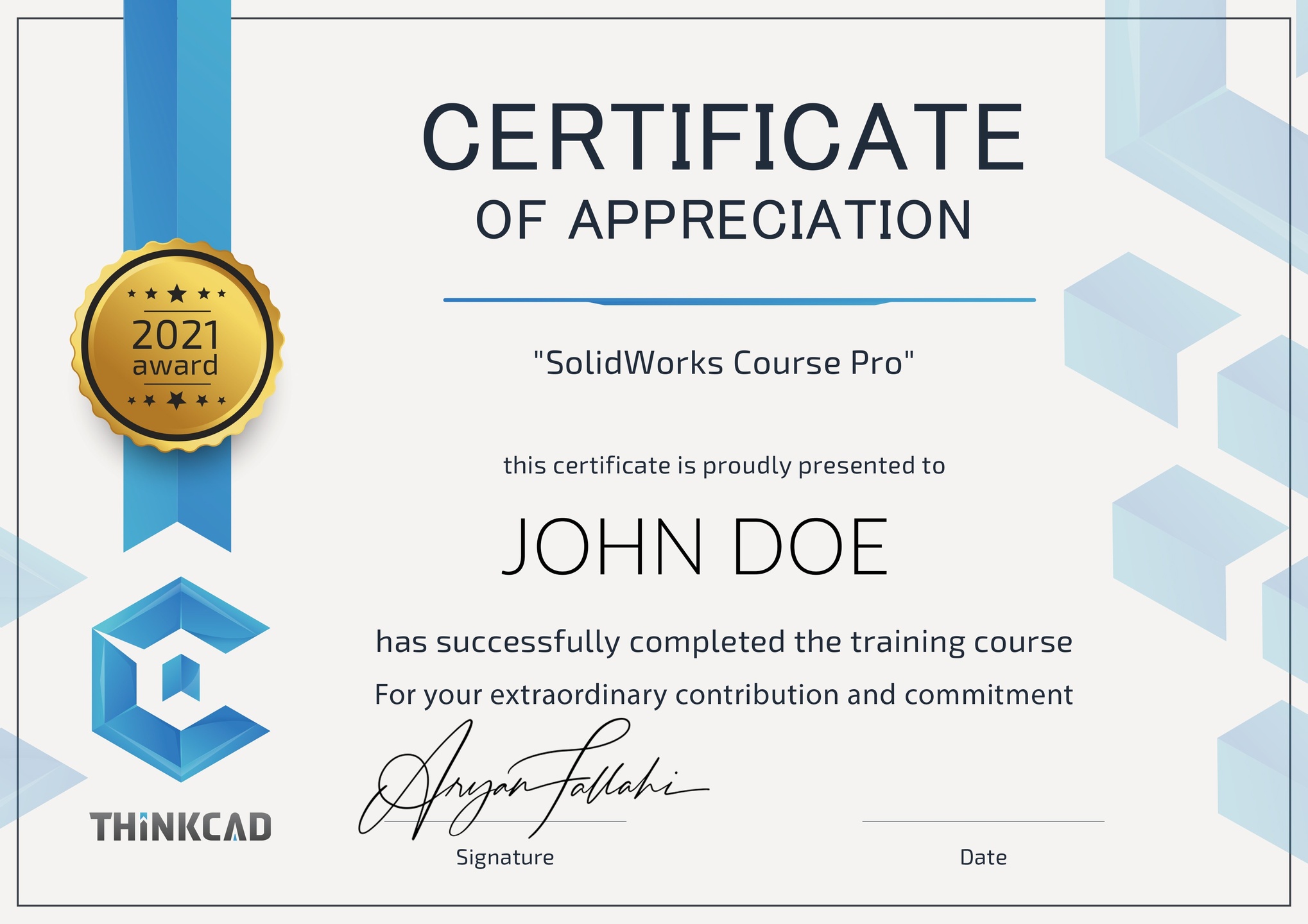 Solidworks course pro certificate