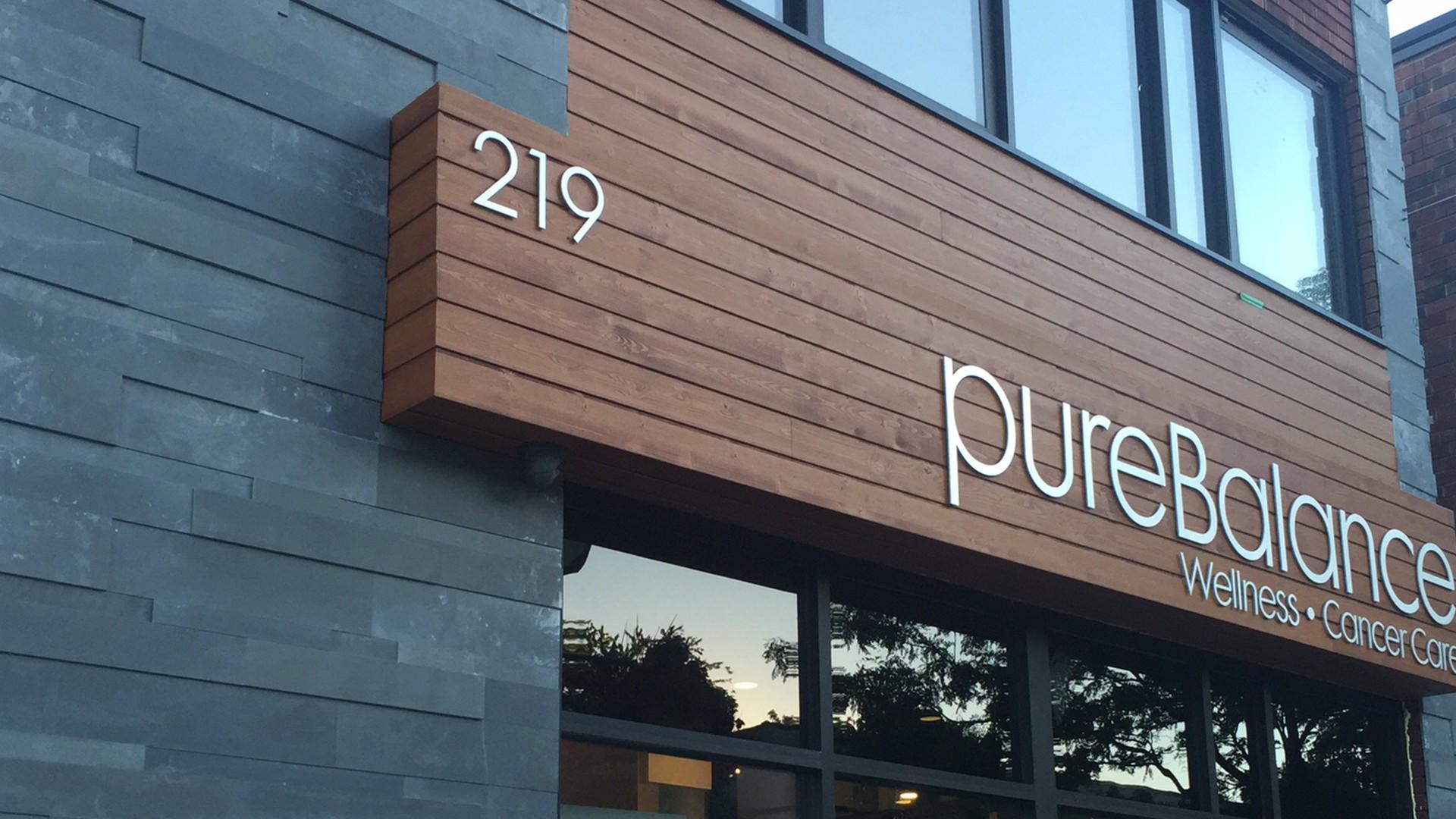 picture of exterior of pureBalance Wellness Cancer Care Building