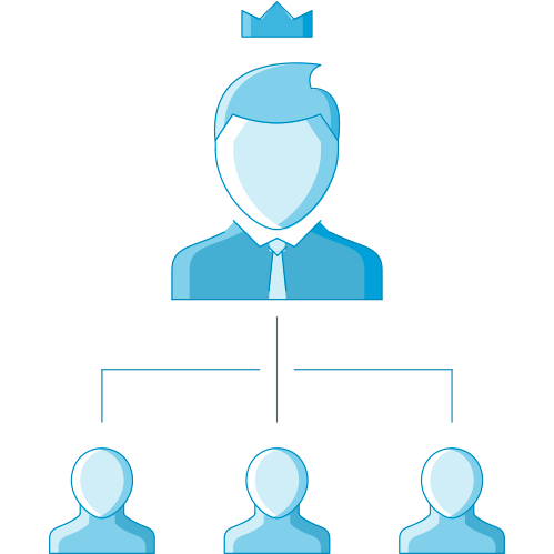 leadership diagram icon