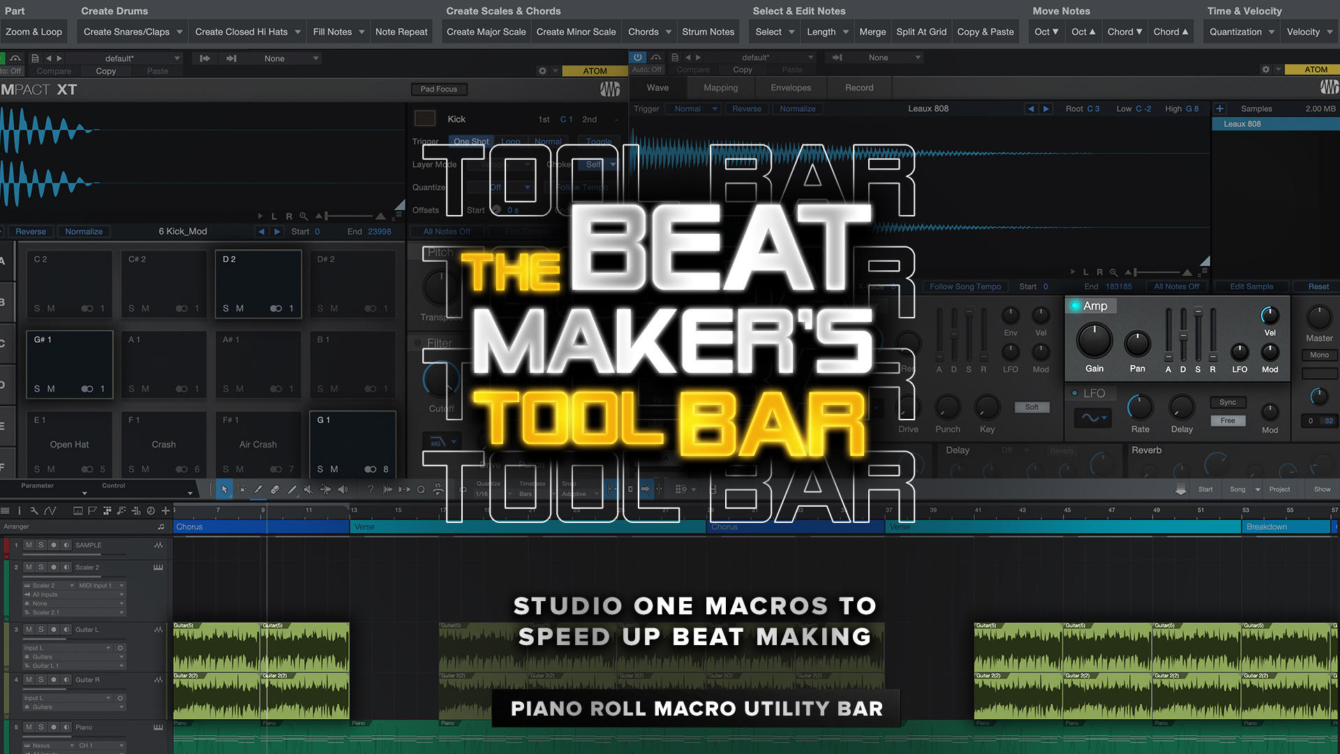 The Beat Maker's Toolbar