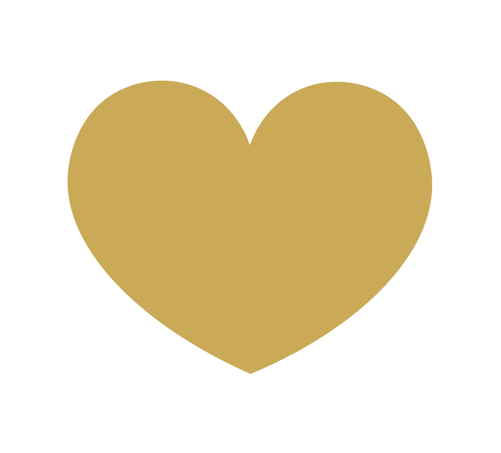 Graphic of a Golden Heart