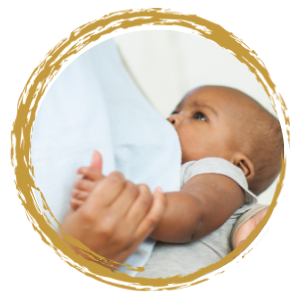 Baby feeding representing the professional feeding support often required for infants with reflux