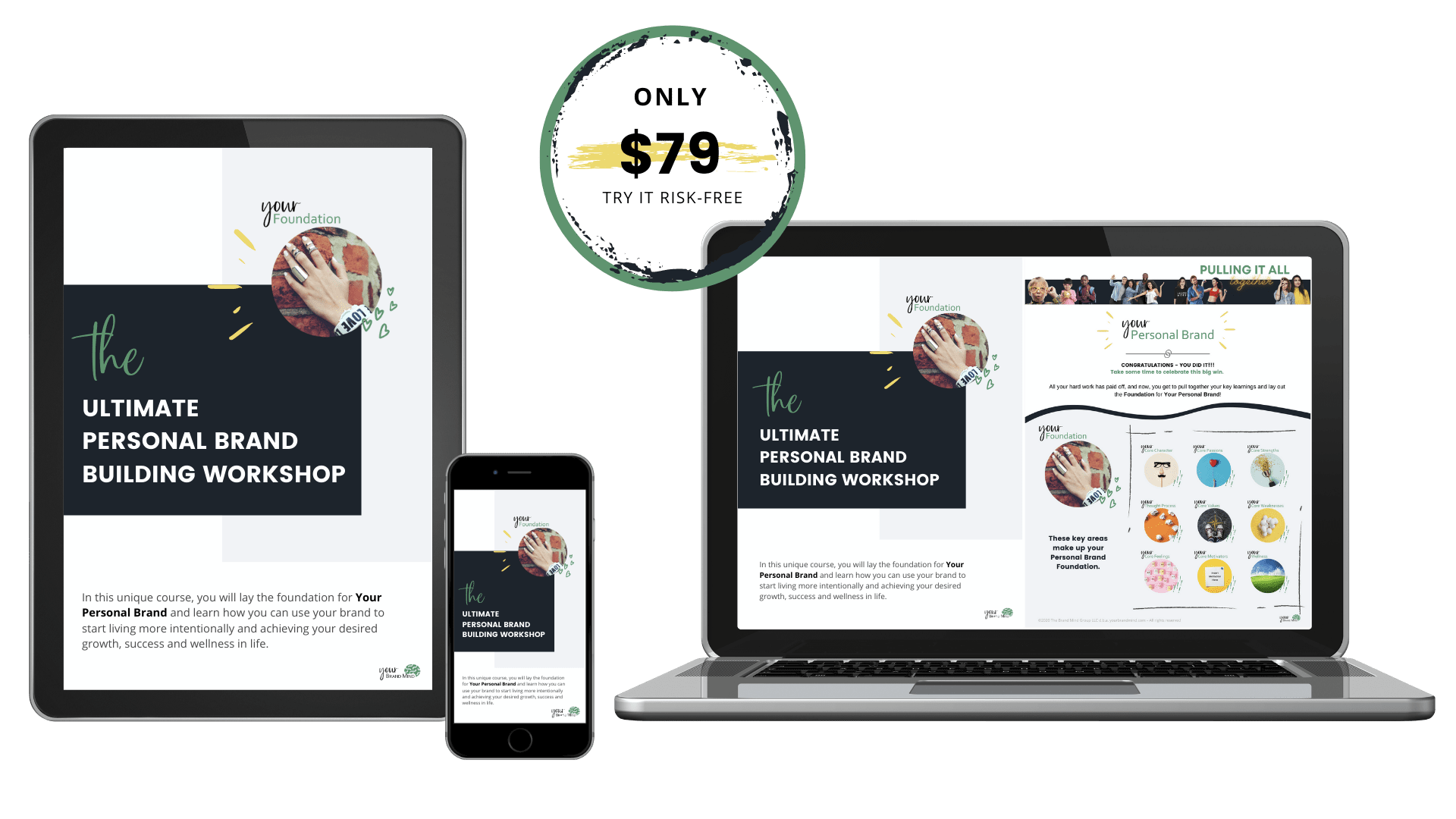 Personal Brand Building Foundation Course Sales Page