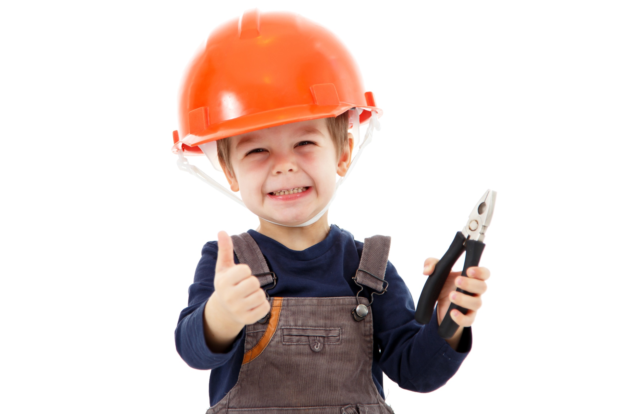 boy in hardhat