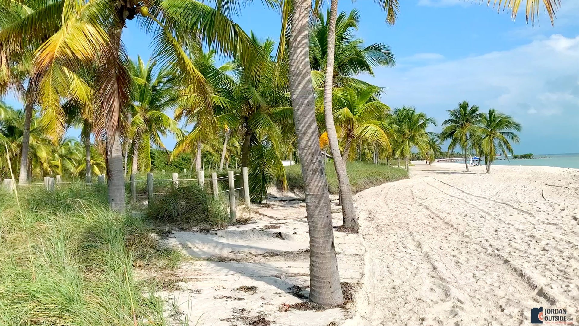 Smathers Beach in Key West, Florida