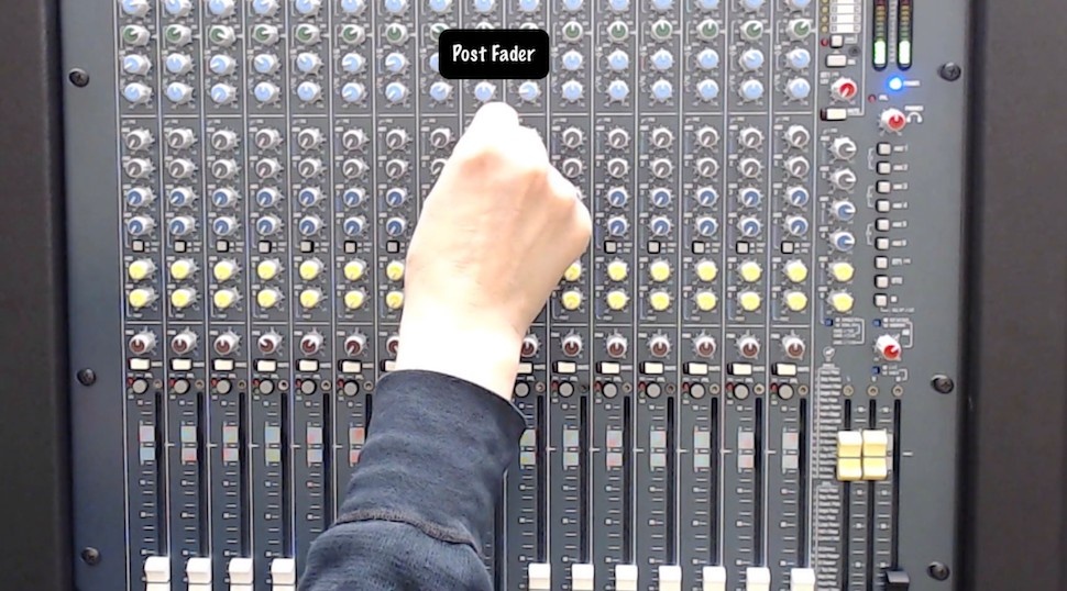 setting gain on a soundboard mixing live sound