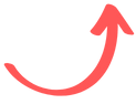 Curved red arrow pointing up to the key features of the TrIBe Physics course