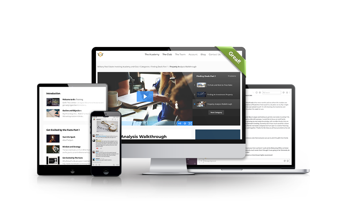 Military Real Estate Investing Academy
