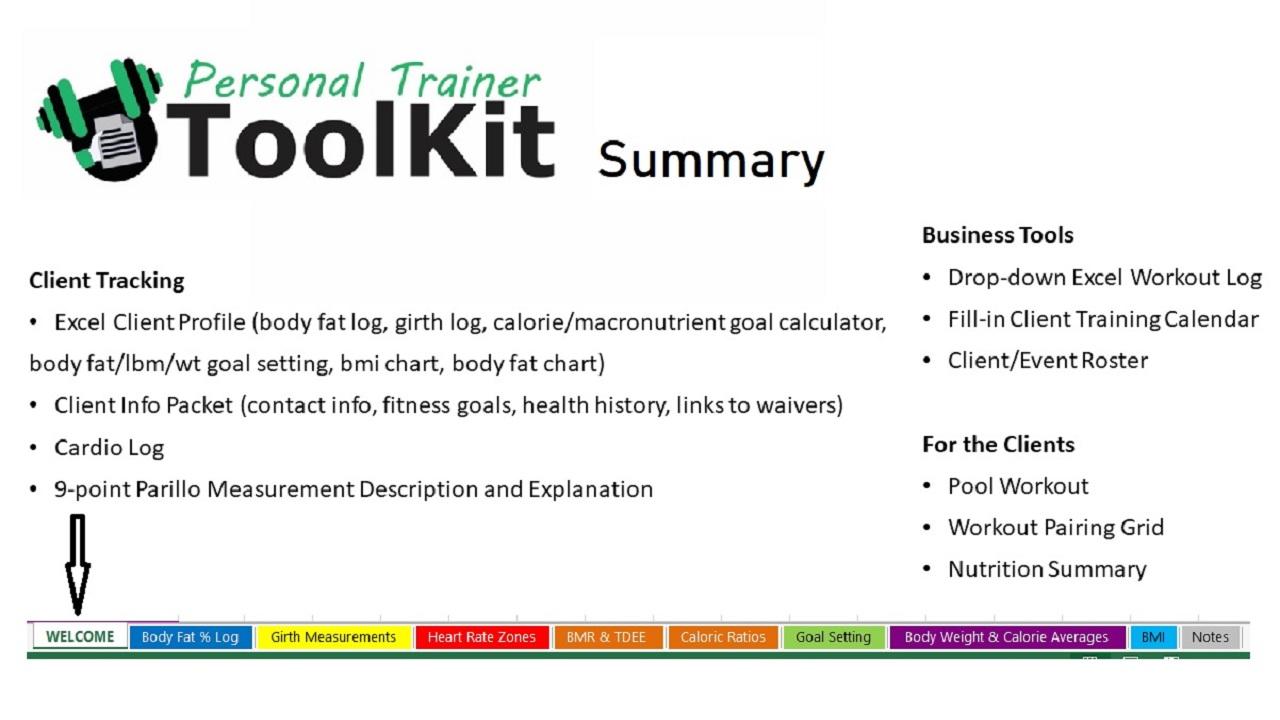 Personal Trainer ToolKit Samples